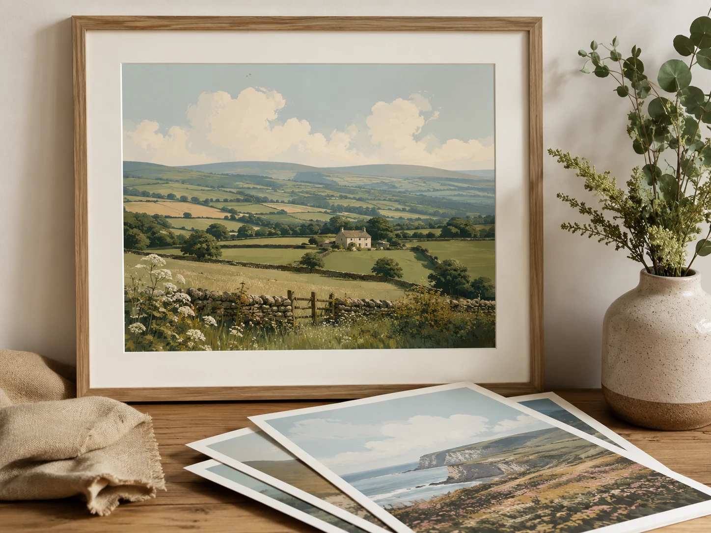 Framed artwork from Align Editions