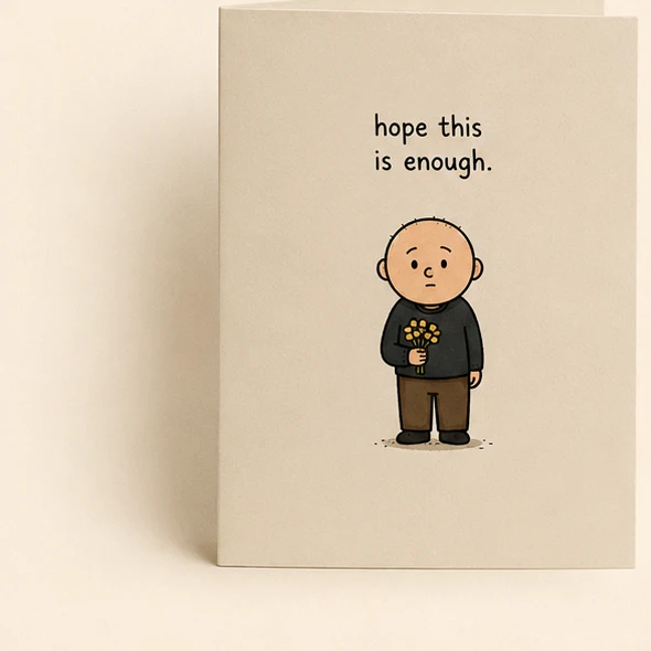 bitodd Greeting card preview