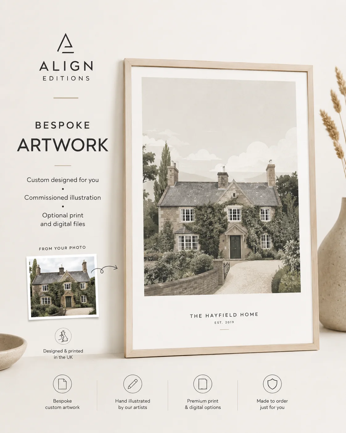 Bespoke artwork being designed